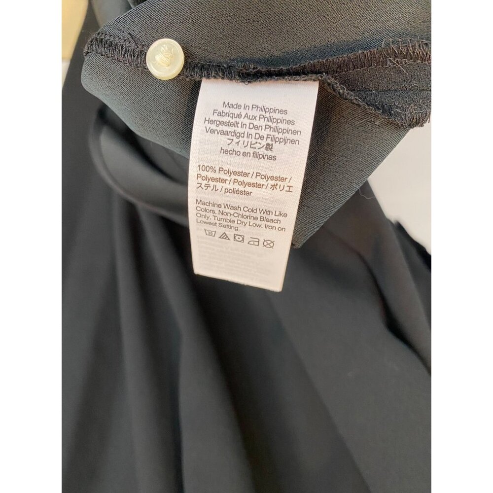 J. Crew Button Front Dress in 365 Crepe Size 16 Long Sleeve Career Workwear New - Picture 7 of 8